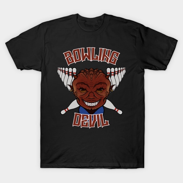 Bowling Devil T-Shirt by RampArt